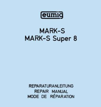Eumig Mark-S Mark-S Super 8 service handleiding, Talen: Duits cover